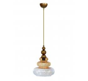 Heronia GL-6030/25 1L -B- PENDEL MELI Φ25 ΓΥΑΛΙΝΟ ΚΡΕΜΑΣΤΟ