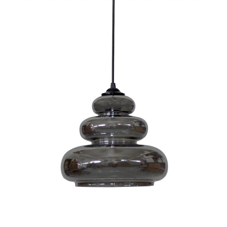 Heronia GL-6030/25 1L -Α- PENDEL FUME Φ25 ΓΥΑΛΙΝΟ ΚΡΕΜΑΣΤΟ