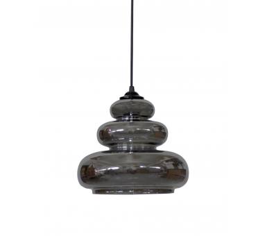 Heronia GL-6030/25 1L -Α- PENDEL FUME Φ25 ΓΥΑΛΙΝΟ ΚΡΕΜΑΣΤΟ