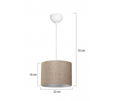 Heronia HKP-06 ΑΜΜΟΥ Φ22 1/L ΚΡΕΜΑΣΤΟ ΑΜΠΑΖΟΥΡ ΚΥΛΙΝΔΡΟΣ