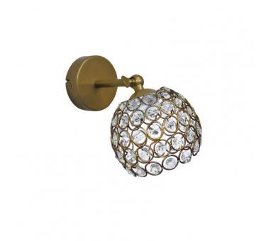 Heronia Φωτιστικό τοίχου σπαστό CHRIS/AP KEY BRONZE