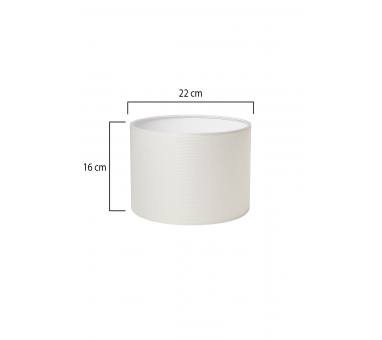 Heronia HP-01 ΛΕΥΚΟ/ΚΡΕΜ Φ22 ΑΜΠΑΖΟΥΡ ΚΥΛΙΝΔΡΟΣ