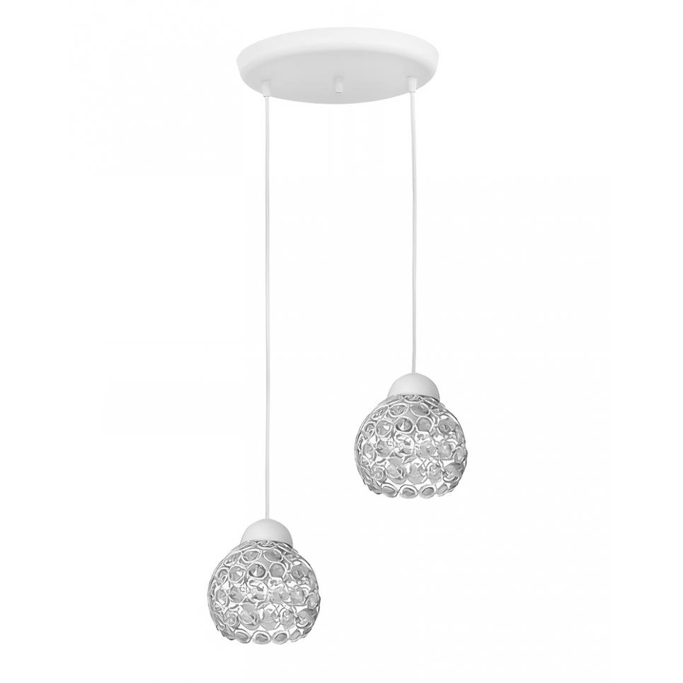 Heronia CHRIS 2L PENDEL WHITE CRYSTAL