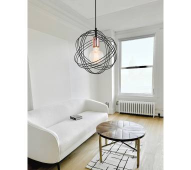 Heronia SATURNO BLACK 1/L  Μοντέρνο φωτιστικό