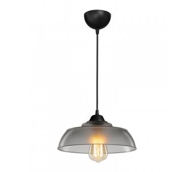 Heronia Κρεμαστό φωτιστικό PUBLIC 1/L NEW FUME ΚΡΕΜΑΣΤΟ ΠΛΑΣΤΙΚΟ