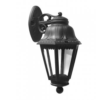 Heronia LP-550 BLACK ΦΑΝΑΡΙ UP-DOWN ΕΞΑΓΩΝΟ ΠΛΑΣΤΙΚΟ