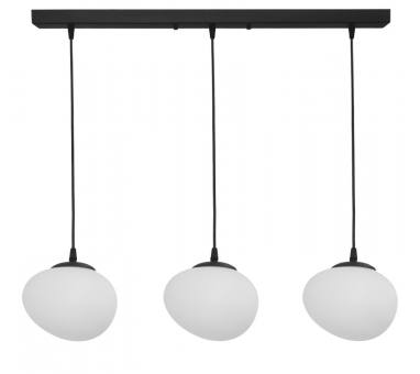 Heronia Φωτιστικό /οροφής ανισόπεδο GL-800/3L RAGA BL-WHITE VOTSALO