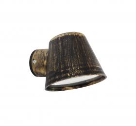 Heronia C-09 BRONZE 1/Φ ΑΠΛΙΚΑ GU-10 LED ΠΛΑΣΤΙ