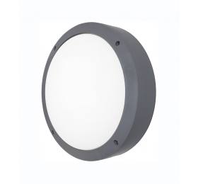 Heronia SLP-40Α GREY ΠΛΑΦΟΝ 2Ε/27 ΟΡΟΦΗΣ/ΤΟΙΧΟΥ