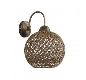 Heronia SILK-01/ΑΡ Φ20 NATURAL-BR ΑΠΛΙΚΑ ΜΕΤΑΛ.