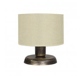 Heronia ΠΟΡΤΑΤΙΦ ΚΥΛΙΝΔΡΙΚΟ ΑΜΠΑΖΟΥΡ TL-08 Ø20 BR/ΜΠΕΖ Ε/27