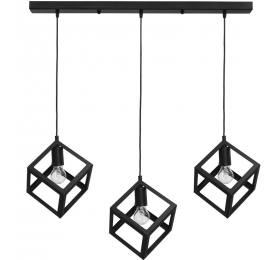 Heronia KYVOS 3/L RAGA BLACK ΚΡΕΜΑΣΤΟ ΜΕΤΑΛΙΚΟ