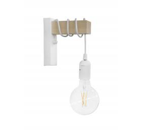 Heronia Ε/27ΑΡ SQUARE WHITE ΑΠΛΙΚΑ ΞΥΛΟ