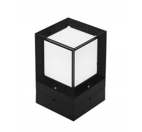 Heronia D-265 BLACK ΕΔΑΦΟΥΣ ΤΕΤΡΑΓΩΝΟ ΠΛΑΣΤΙΚΟ 16x16x27cm