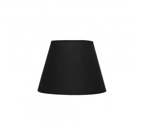 Heronia Η-03 ΚΩΝΙΚΟ ΜΑΥΡΟ Φ25 ΑΜΠΑΖΟΥΡ Φ25h19φ15cm Ε/27 ΕΠΙΤΡΑΠ