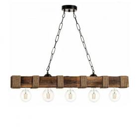 Heronia UT-8X8 5L ΔΟΚΑΡΙ WOOD-CHAIN ΚΡΕΜΑΣΤΟ ΧΩΝΕΥΤΑ ΝΤΟΥΙ Ε/27