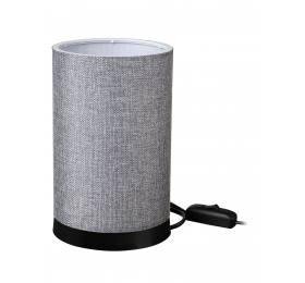 Heronia ΠΟΡΤΑΤΙΦ ΚΥΛΙΝΔΡΙΚΟ ΑΜΠΑΖΟΥΡ TL-07/H-04 GREY-BLACK  Ε/27