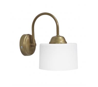 Heronia DRUM/AP-A- WHITE-GOLD ΑΠΛΙΚΑ E/27