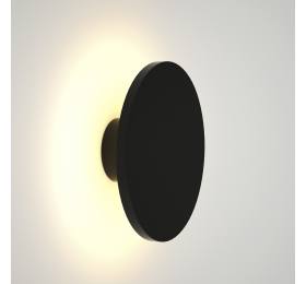 Heronia Φωτιστικό επιτοίχιο HER-02 LED BLACK εξωτερικού χώρου