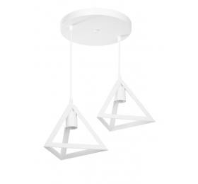 Heronia GIZA/2 WHITE PENDEL 2L ΚΡΕΜΑΣΤΟ PLASTIC