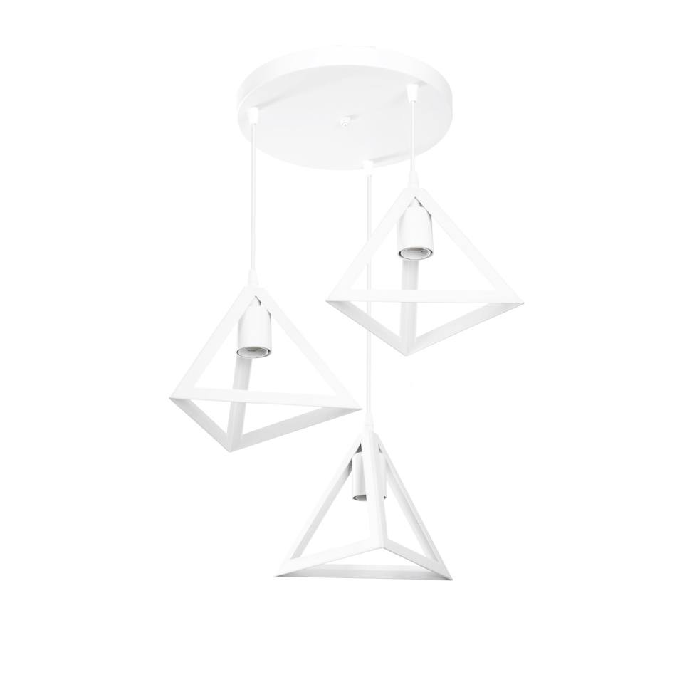 Heronia GIZA/3 WHITE PENDEL 3L ΚΡΕΜΑΣΤΟ PLASTIC