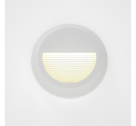 Heronia Φωτιστικό επιτοίχιο πλαφονιέρα HER-05 LED WHITE εξωτερικού χώρου