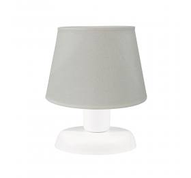 Heronia ΠΟΡΤΑΤΙΦ ΚΩΝΙΚΟ ΑΜΠΑΖΟΥΡ TL-08 Ø20 WH/KΡEM Ε/27