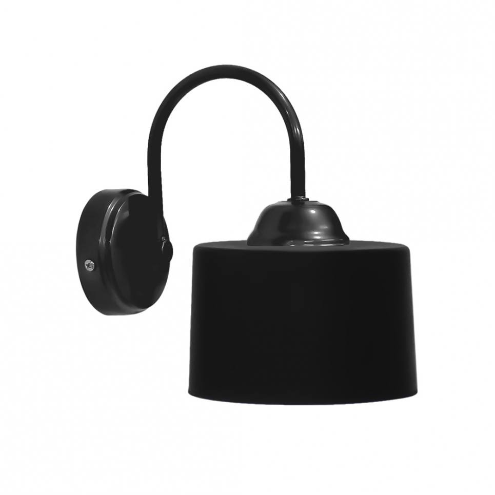 Heronia DRUM/AP-A- BLACK-BLACK ΑΠΛΙΚΑ E/27