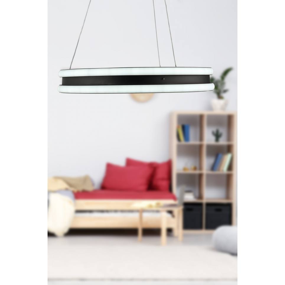 Heronia HELIOS-40 BLACK LED 35W ΦΩΤΙΣΤΙΚΟ ΚΡΕΜΑΣΤΟ