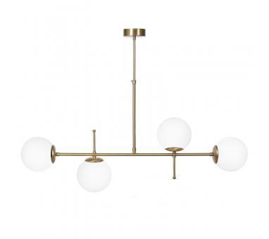 Heronia LUNA 4/L RAGA GOLD MAT-WHITE ΠΟΛΥΦΩΤΟ ΟΡΟΦΗΣ