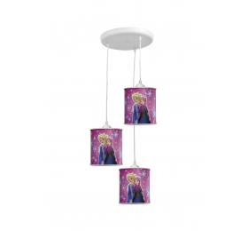 Heronia Παιδικό φωτιστικό KID 3L PENDEL Φ15 GIRL -A-