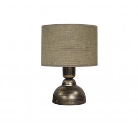 Heronia ΠΟΡΤΑΤΙΦ ΚΩΝΙΚΟ ΑΜΠΑΖΟΥΡ TL-08 Ø20 BLACK-ΛΕΥΚΟ/ΚΡΕΜ Ε/27