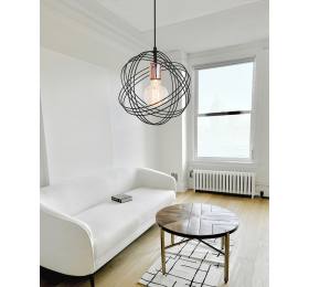 Heronia SATURNO BLACK 1/L  Μοντέρνο φωτιστικό