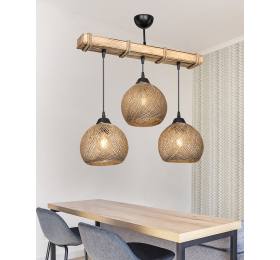 Heronia SILK/3L WOOD NATURAL ΚΡΕΜΑΣΤΟ