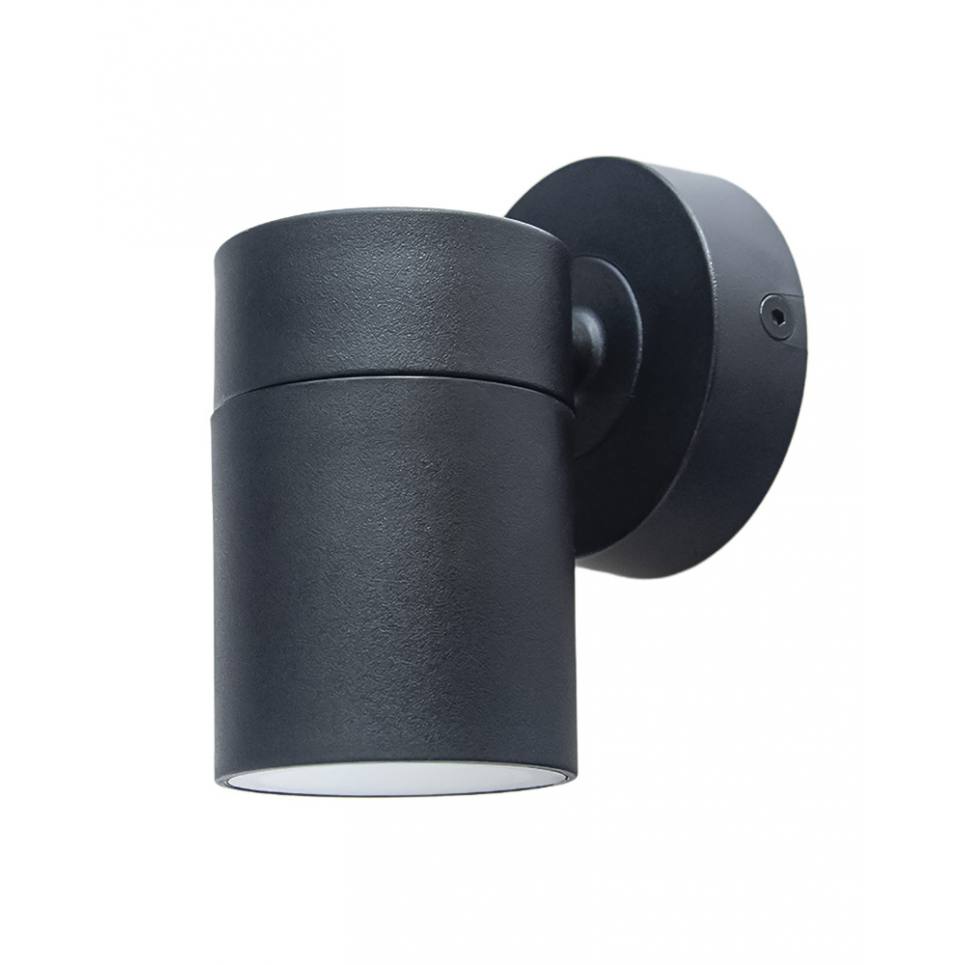 Heronia CH-01 BLACK GU10 PLASTIC ΣΠΟΤ