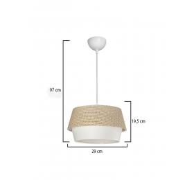 Heronia HKP-100 Φ30 ΨΑΘΑ ΜΠΕΖ /ΚΡΕΜ 1/L ΔΙΠΛΟ ΚΡΕΜΑΣΤΟ ΑΜΠΑΖΟΥΡ