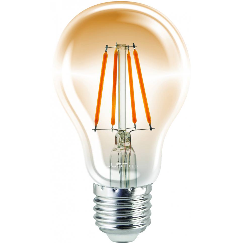 JUST LED JUSTLed-LED Filament Ε27 Α60 10W 3000K Θερμό Amber Dimmable (B276010301)