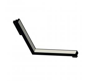 Inlight Γραμμικό φωτιστικό γωνία LED 24W 3CCT για μαγνητική ράγα σε μαύρη απόχρωση D:30cmX22X25cm (TM0150-Black)