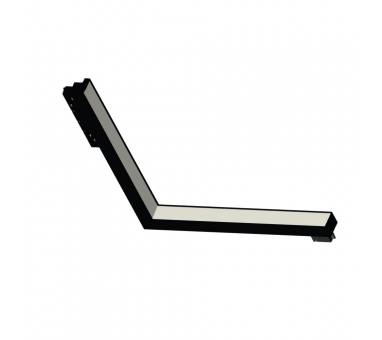 Inlight Γραμμικό φωτιστικό γωνία LED 24W 3CCT για μαγνητική ράγα σε μαύρη απόχρωση D:30cmX22X25cm (TM0150-Black)