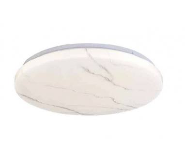 InLight Πλαφονιέρα οροφής LED 36W 4cct από λευκό ακρυλικό D:50cm (42050-Α-Λευκό)