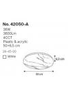 InLight Πλαφονιέρα οροφής LED 36W 4cct από λευκό ακρυλικό D:50cm (42050-Α-Λευκό)