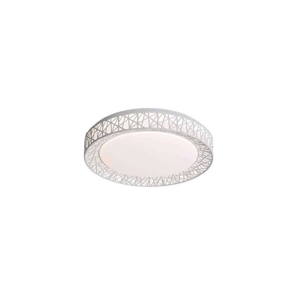 InLight Πλαφονιέρα οροφής LED 36W 4cct από λευκό ακρυλικό D:50cm (42049-Λευκ΄΄ο)