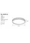 InLight Πλαφονιέρα οροφής LED 36W 4cct από λευκό ακρυλικό D:50cm (42051-Α)