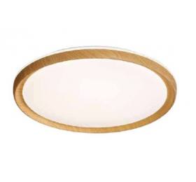 InLight Πλαφονιέρα οροφής από φυσικό ξύλο, 36W 4CCT αλουμίνιο (42052-A)