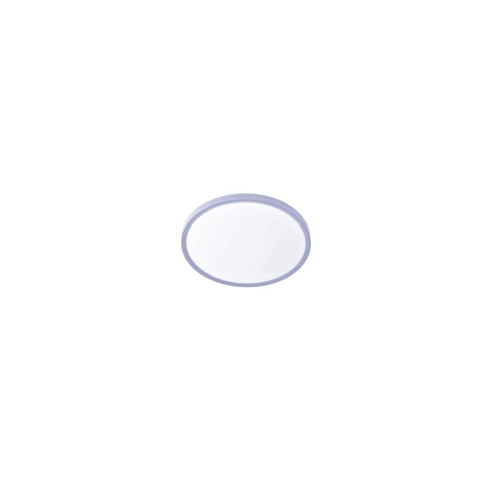 Inlight Πλαφονιέρα οροφής LED 60W 3CCT (by switch on base) σε ασημί απόχρωση D:75x2,5cm (42036-AA-Silver)