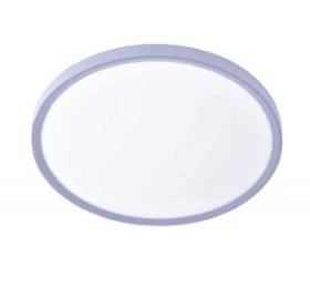 Inlight Πλαφονιέρα οροφής LED 60W 3CCT (by switch on base) σε ασημί απόχρωση D:75x2,5cm (42036-AA-Silver)