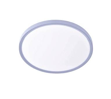 Inlight Πλαφονιέρα οροφής LED 60W 3CCT (by switch on base) σε ασημί απόχρωση D:75x2,5cm (42036-AA-Silver)