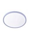 Inlight Πλαφονιέρα οροφής LED 60W 3CCT (by switch on base) σε ασημί απόχρωση D:75x2,5cm (42036-AA-Silver)