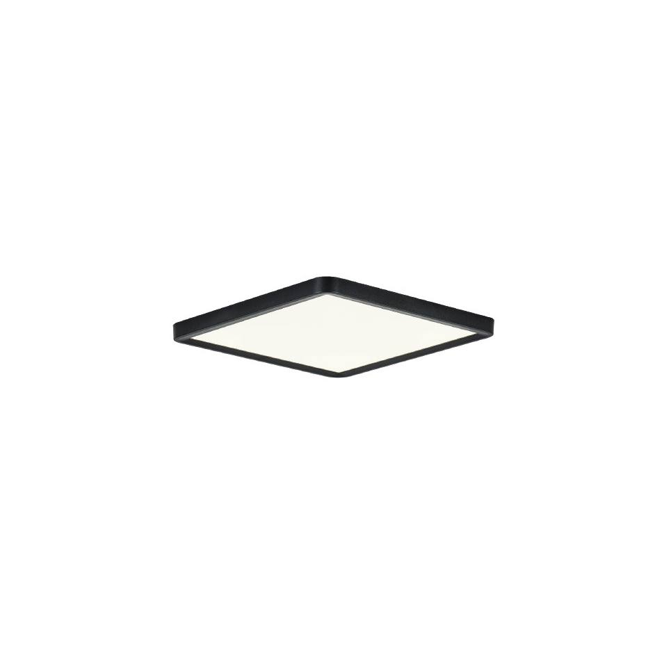 InLight Πλαφονιέρα οροφής LED 40W 3CCT (by switch on base) από μαύρο μέταλλο  D:50cm (42045-Black)