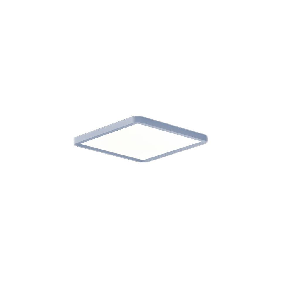 InLight Πλαφονιέρα οροφής LED 40W 3CCT (by switch on base) από ασημί μέταλλο  D:50cm (42045-Silver)
